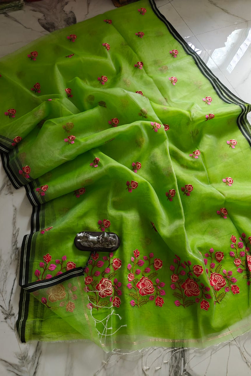 Jaltarang Resom Muslin Saree