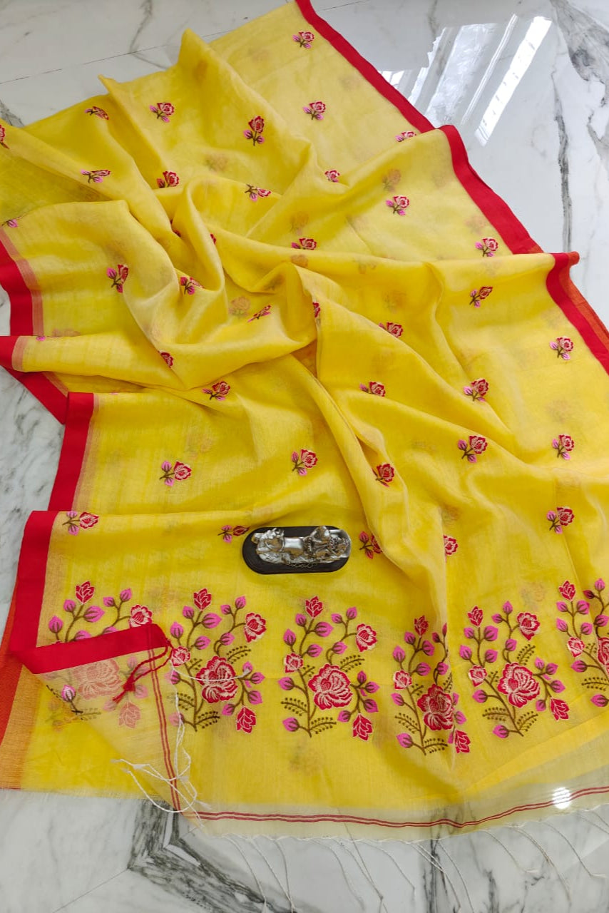 Jaltarang Resom Muslin Saree