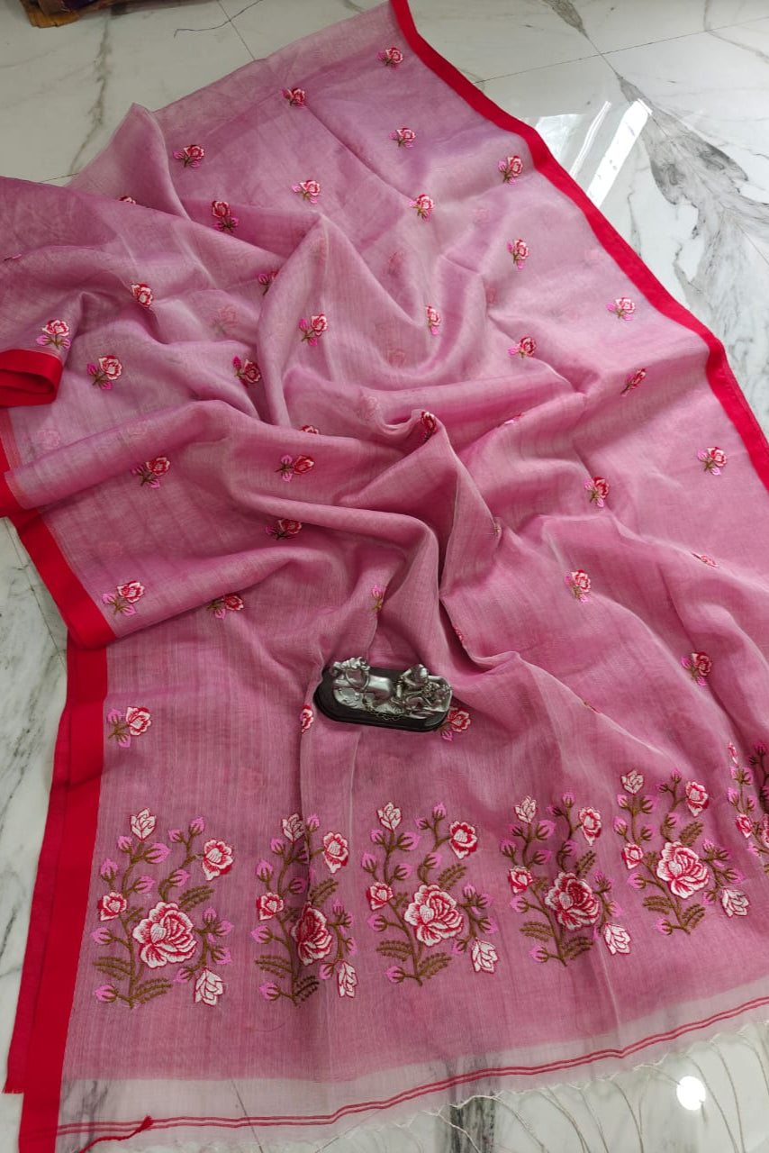 Jaltarang Resom Muslin Saree