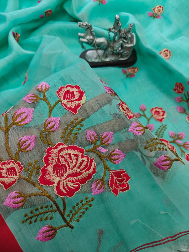 Jaltarang Resom Muslin Saree