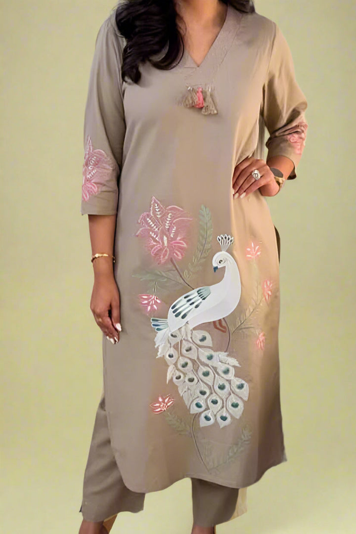 Cozzy Wishes Cotton Kurti Set