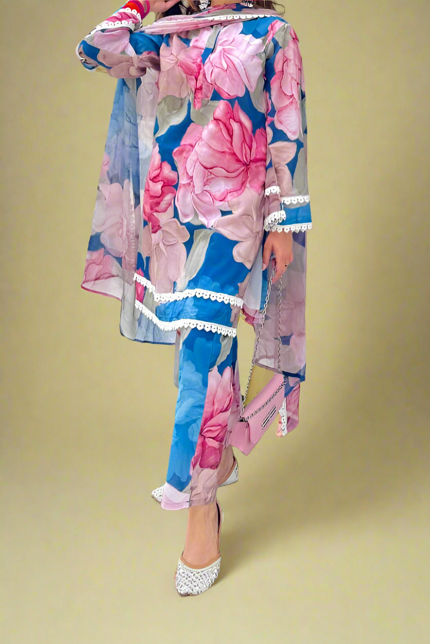 Affection In Colors Cotton Kurti Set