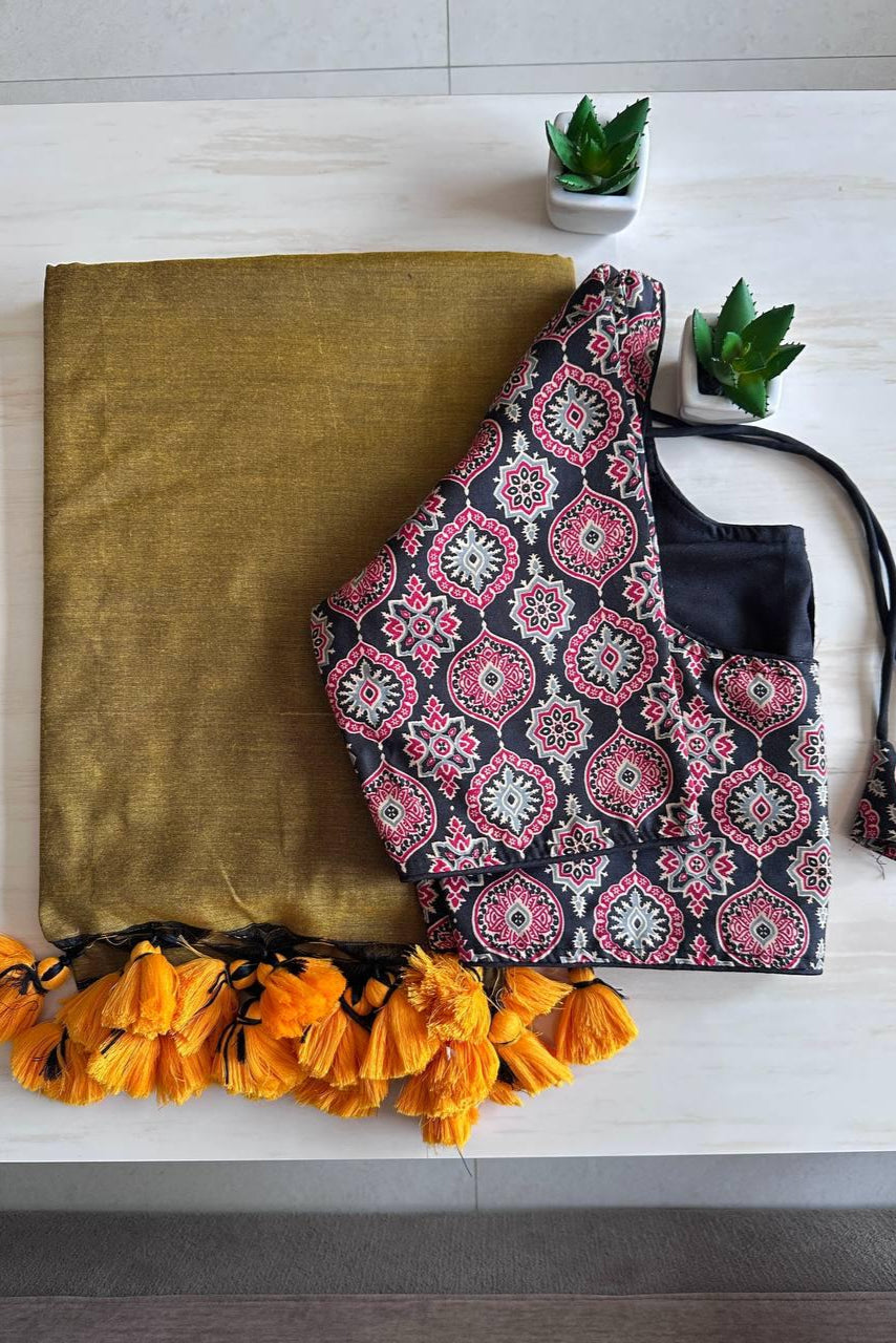 Make It Special Khadi Cotton Saree
