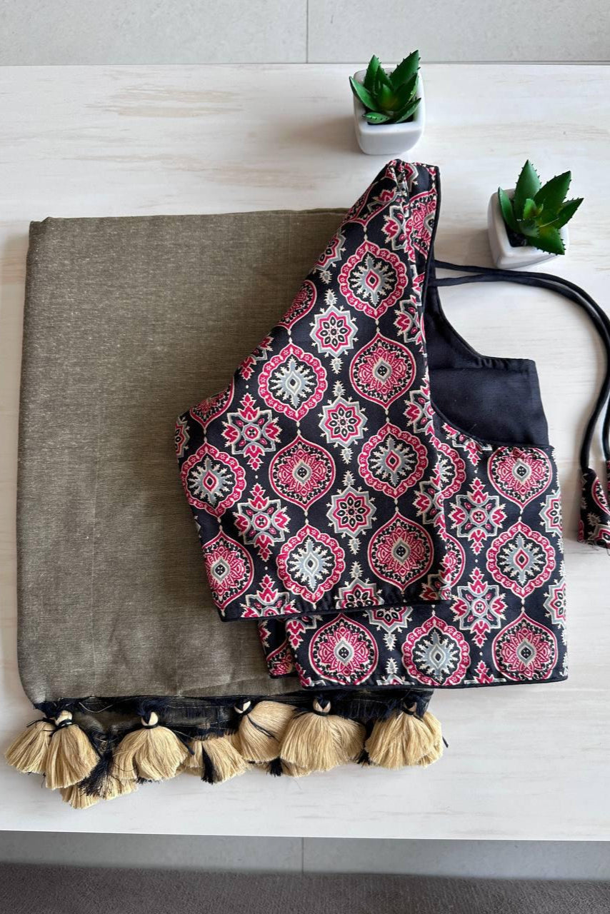 Make It Special Khadi Cotton Saree