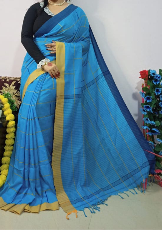 Bengal Glorify Khadi Cotton Saree