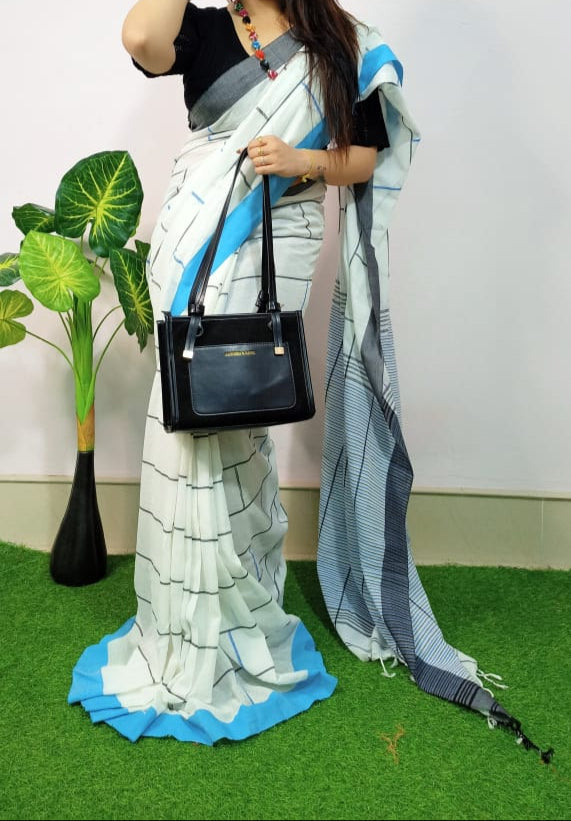 Bengal Glorify Khadi Cotton Saree