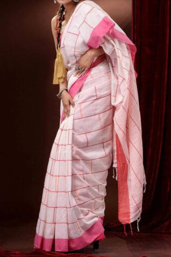 Bengal Glorify Khadi Cotton Saree