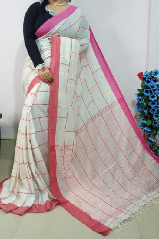 Bengal Glorify Khadi Cotton Saree