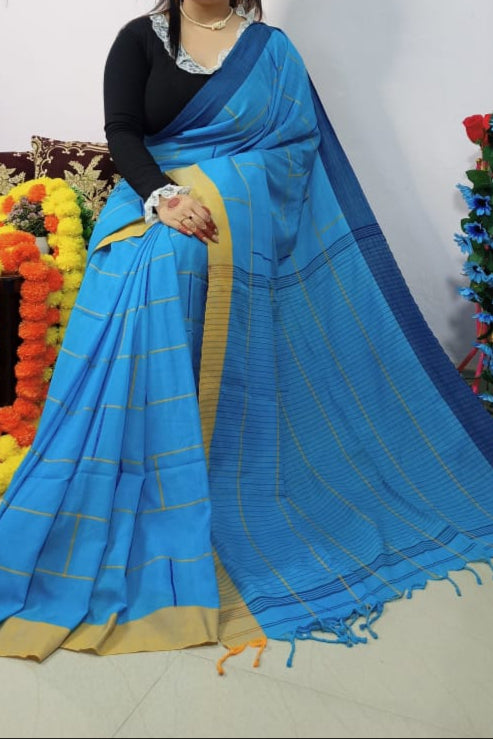 Bengal Glorify Khadi Cotton Saree