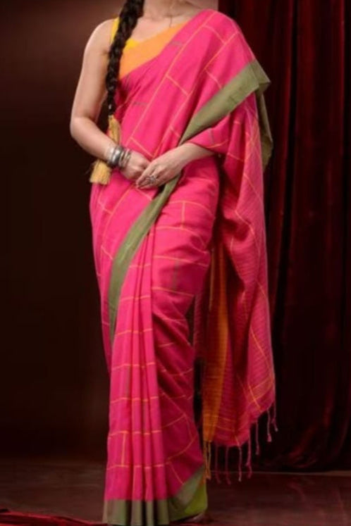 Bengal Glorify Khadi Cotton Saree