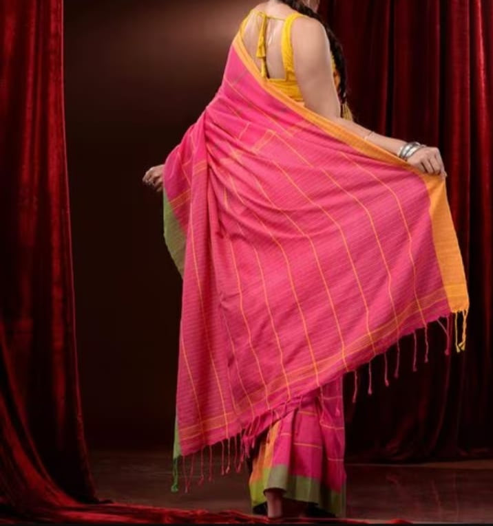 Bengal Glorify Khadi Cotton Saree