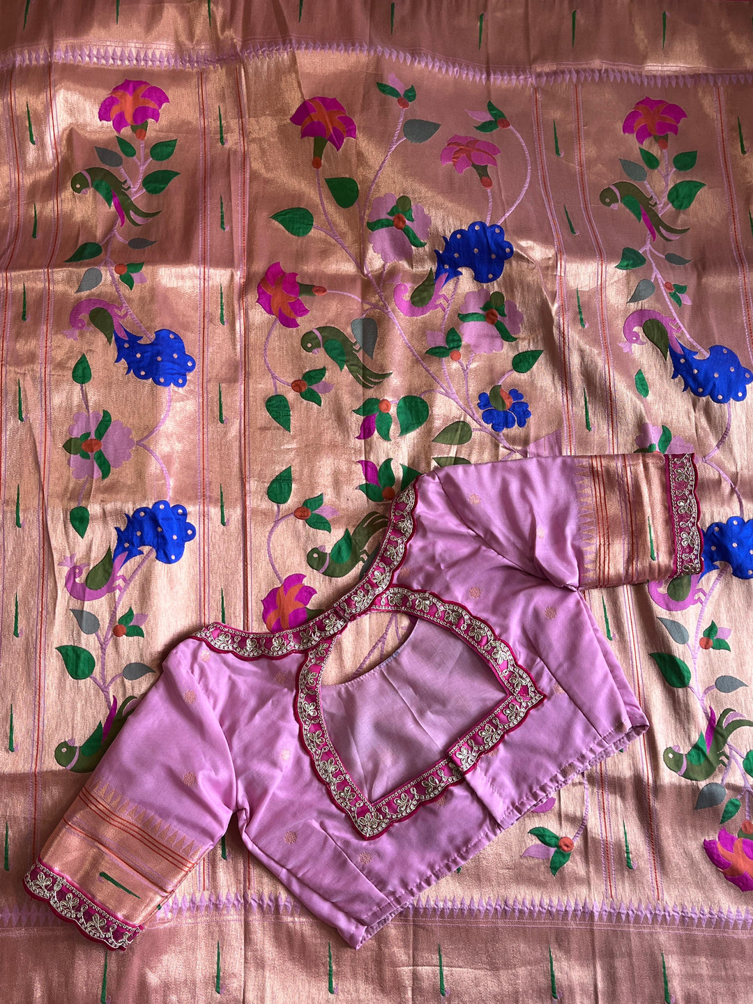 Flow Into Summer Banarasi Pattu Saree