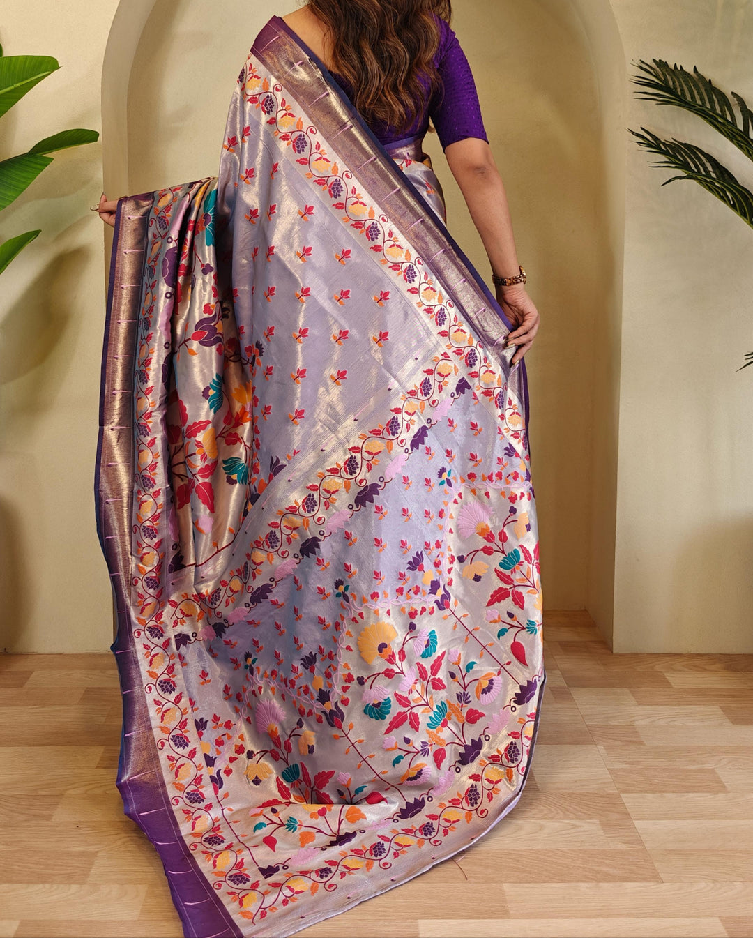 Twirl In Style Paithani Silk Saree