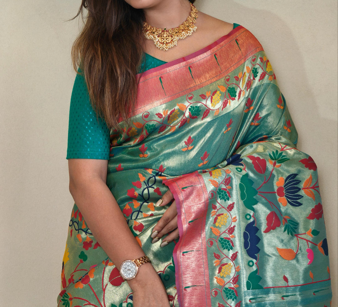 Twirl In Style Paithani Silk Saree