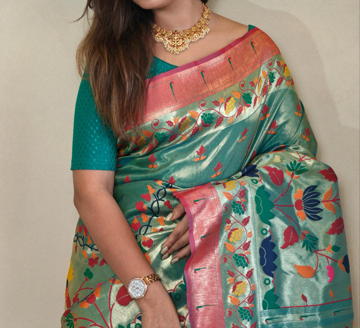 Twirl In Style Paithani Silk Saree