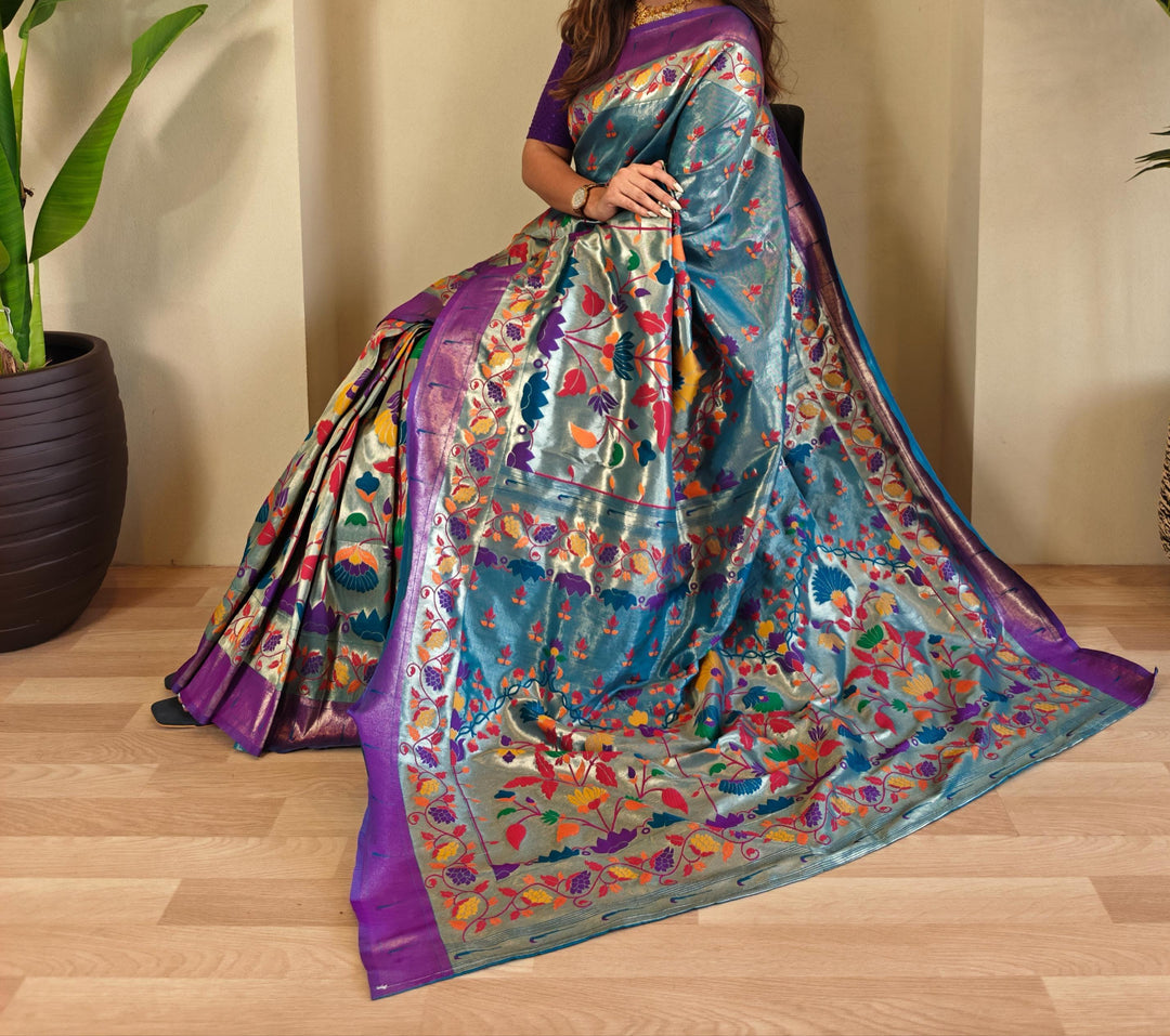 Twirl In Style Paithani Silk Saree