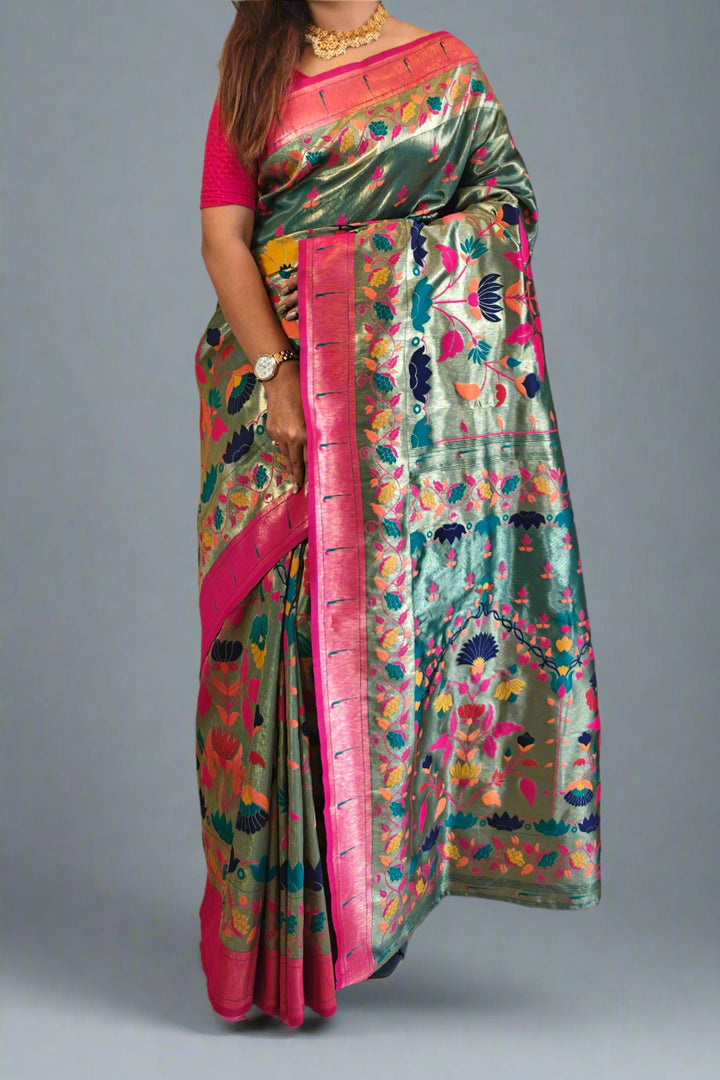 Twirl In Style Paithani Silk Saree