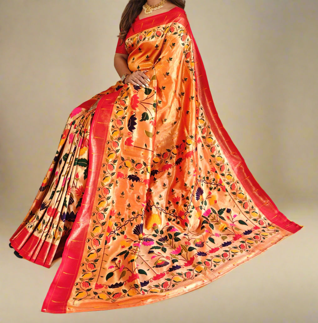 Twirl In Style Paithani Silk Saree