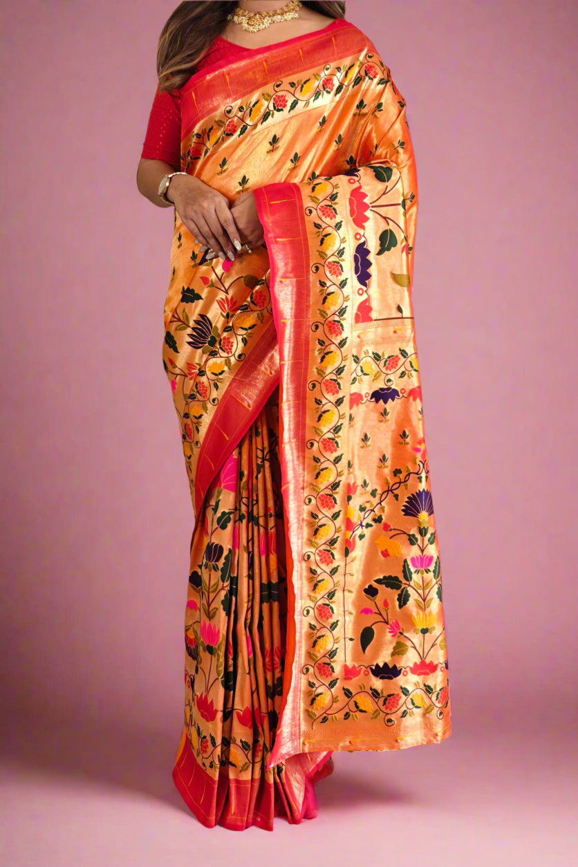Twirl In Style Paithani Silk Saree