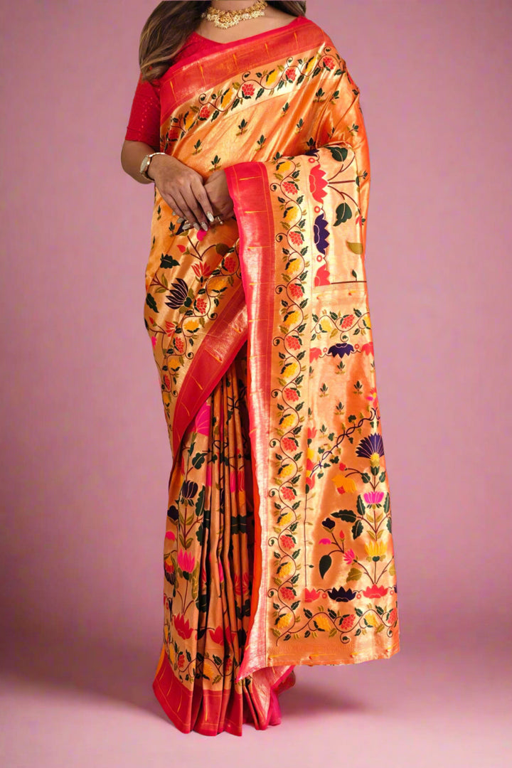 Twirl In Style Paithani Silk Saree