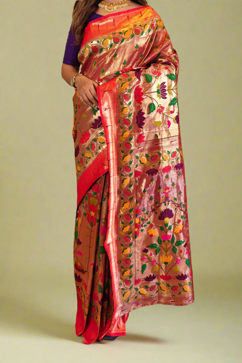 Twirl In Style Paithani Silk Saree