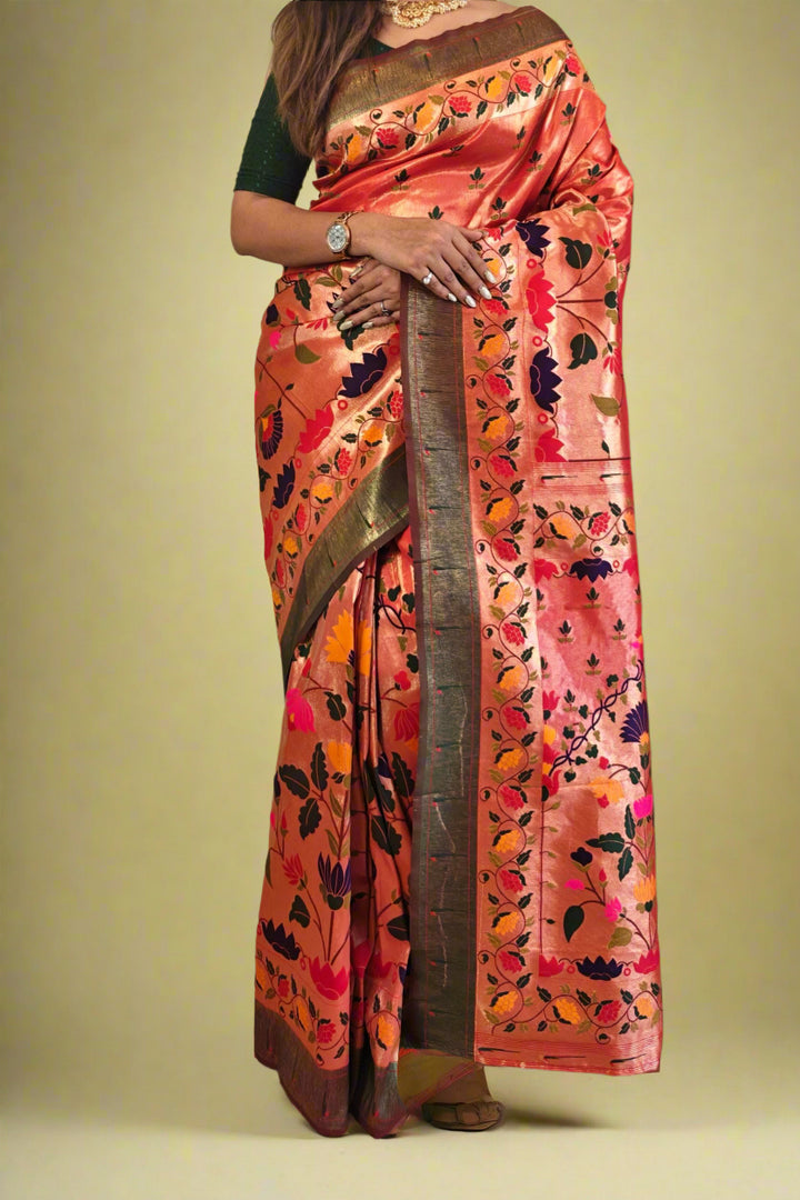 Twirl In Style Paithani Silk Saree