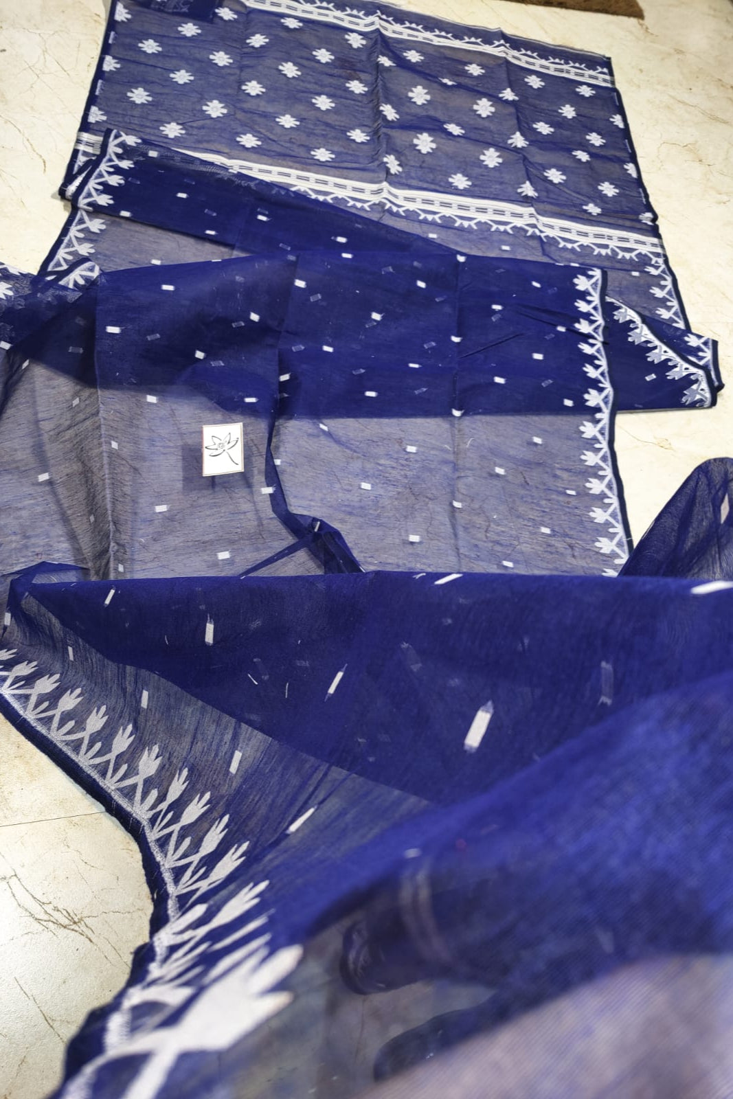 Uro Chithi Dhakai Jamdani Saree