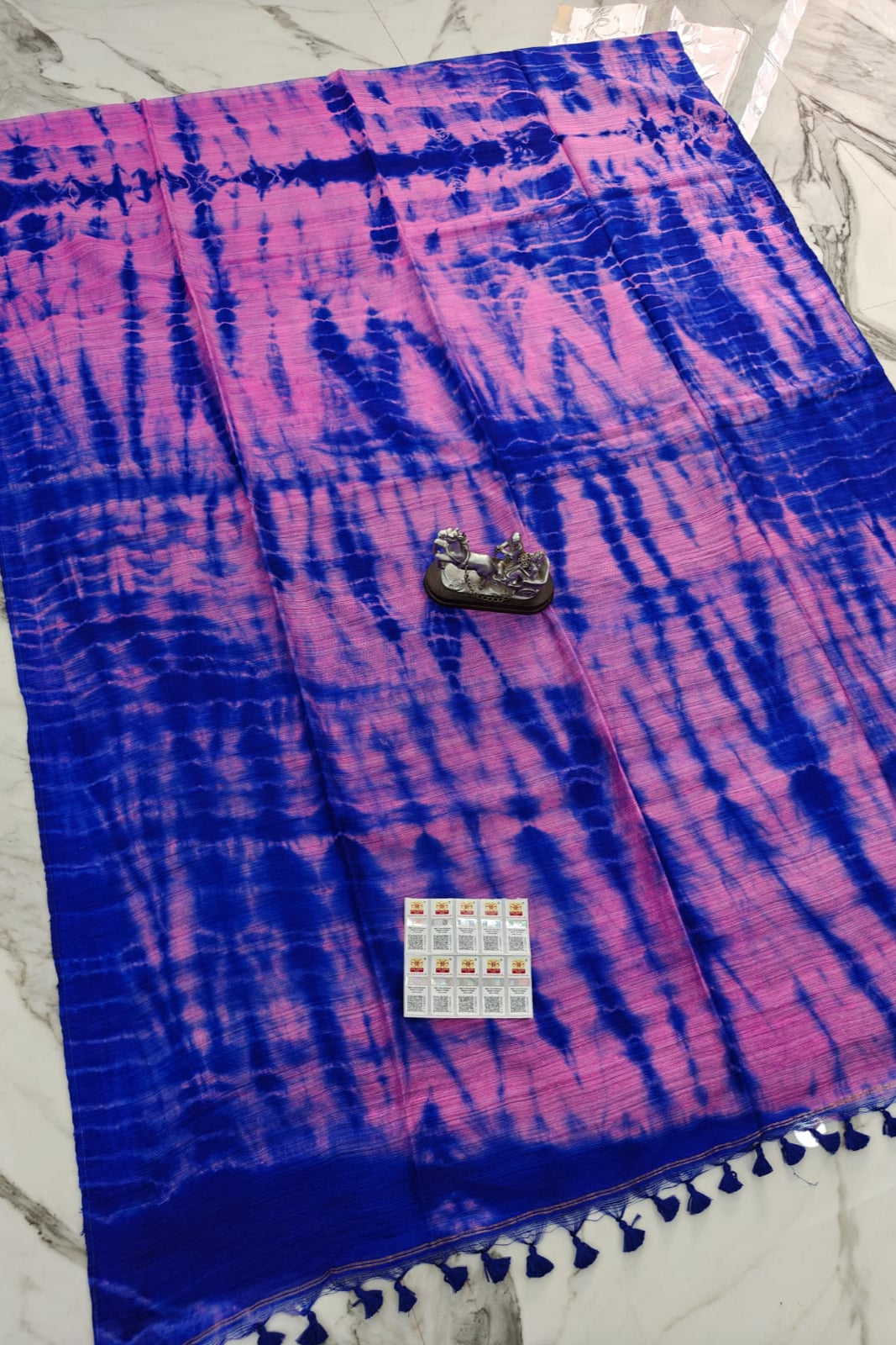 Light In The Dark Wash Matka Silk Saree
