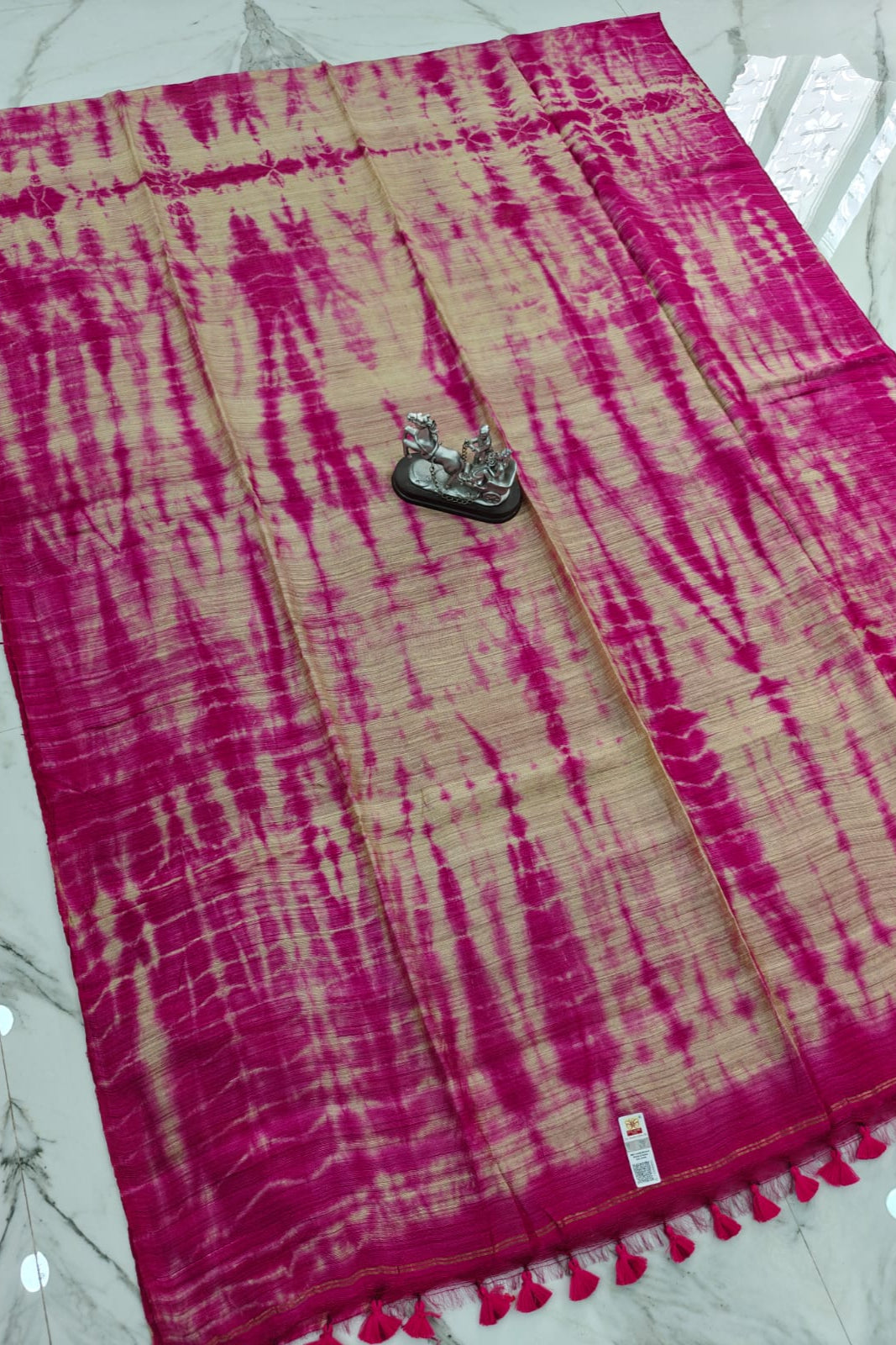 Light In The Dark Wash Matka Silk Saree