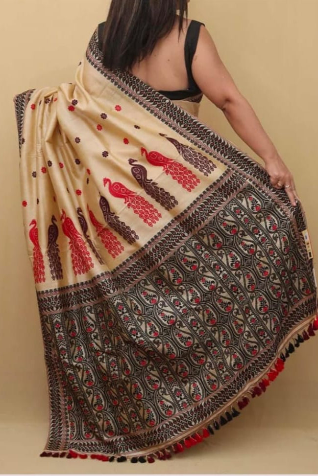 Style & Feel Gachi Tussar Saree