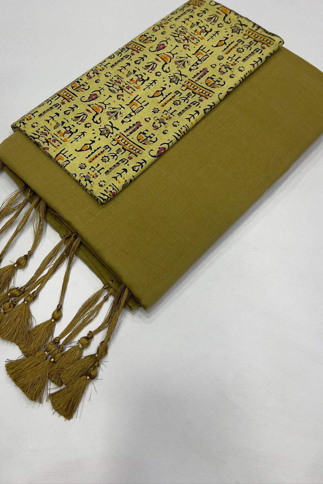 Stitched From Starlight Mul Cotton Saree