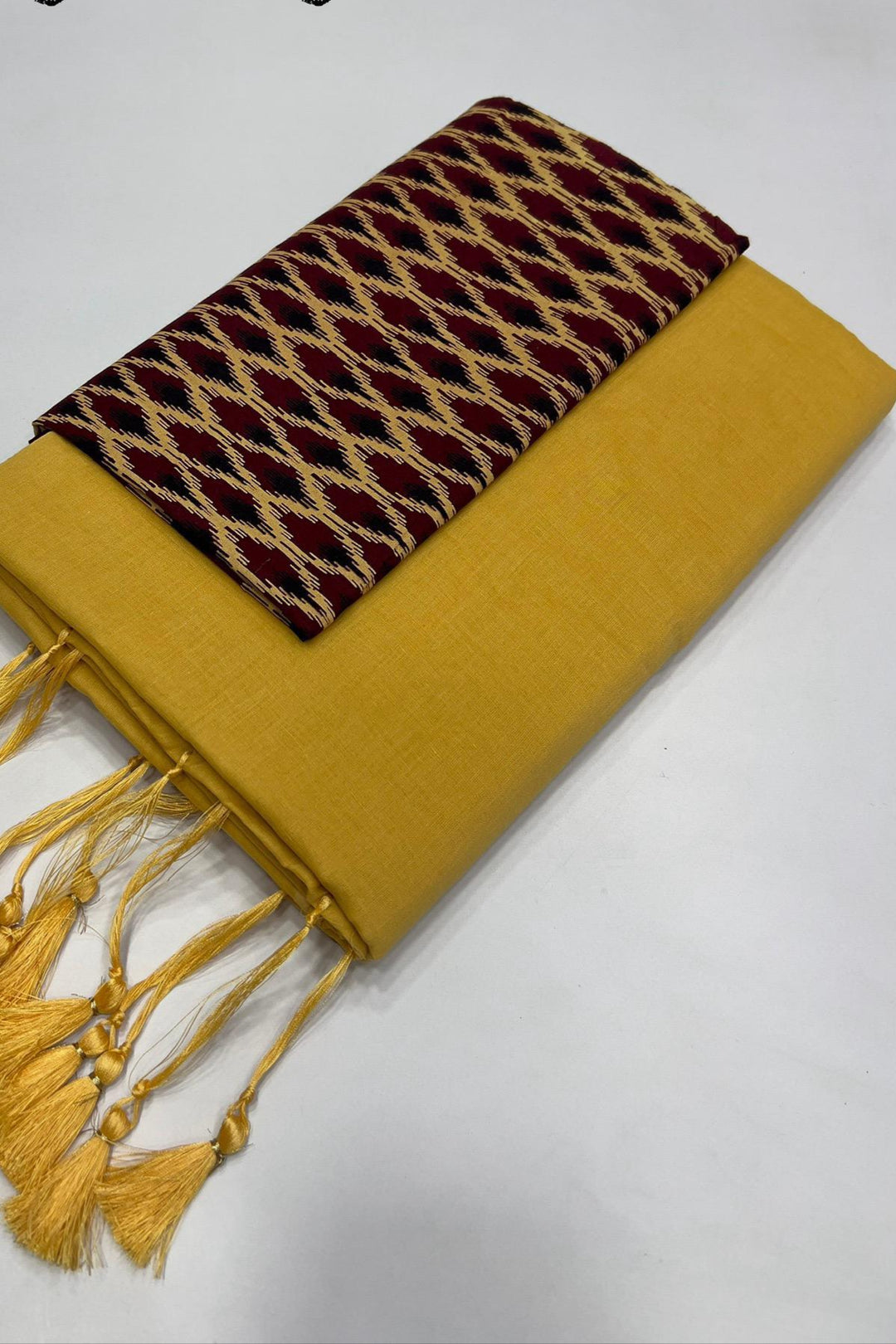 Stitched From Starlight Mul Cotton Saree
