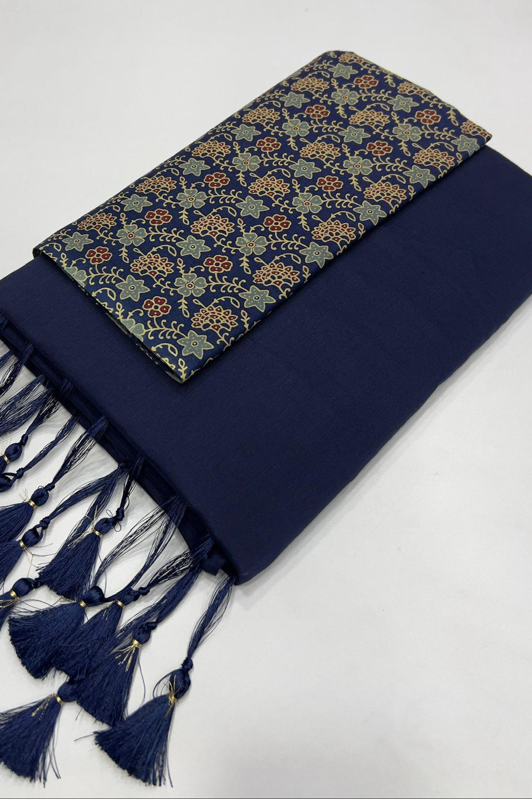 Stitched From Starlight Mul Cotton Saree