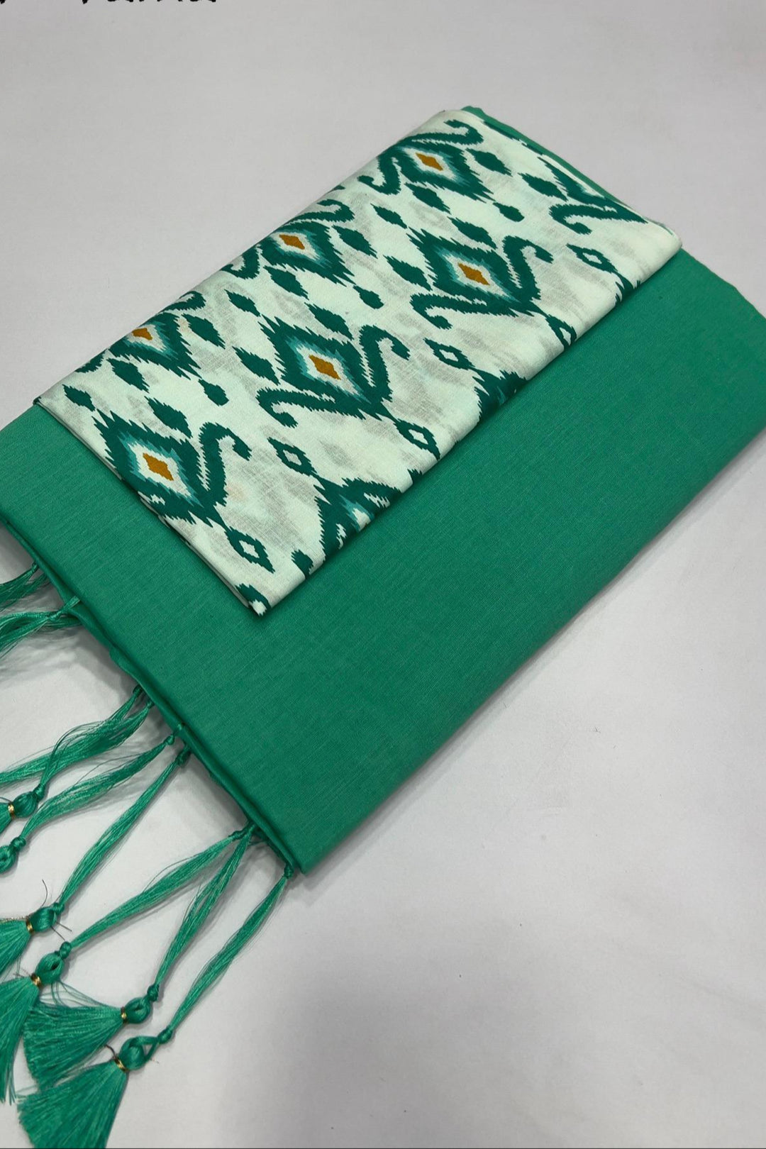 Stitched From Starlight Mul Cotton Saree