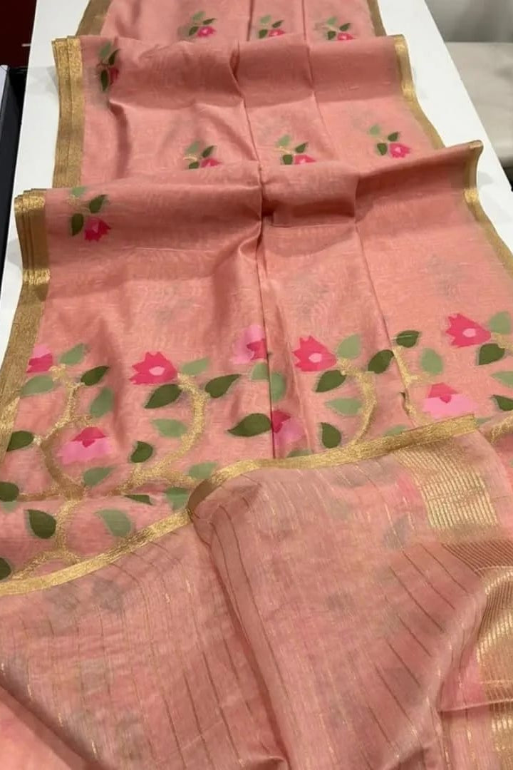 The Desires Jamdani Cotton Saree