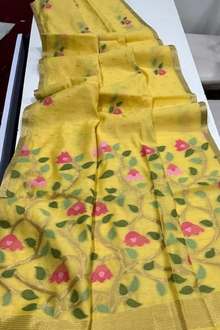 The Desires Jamdani Cotton Saree