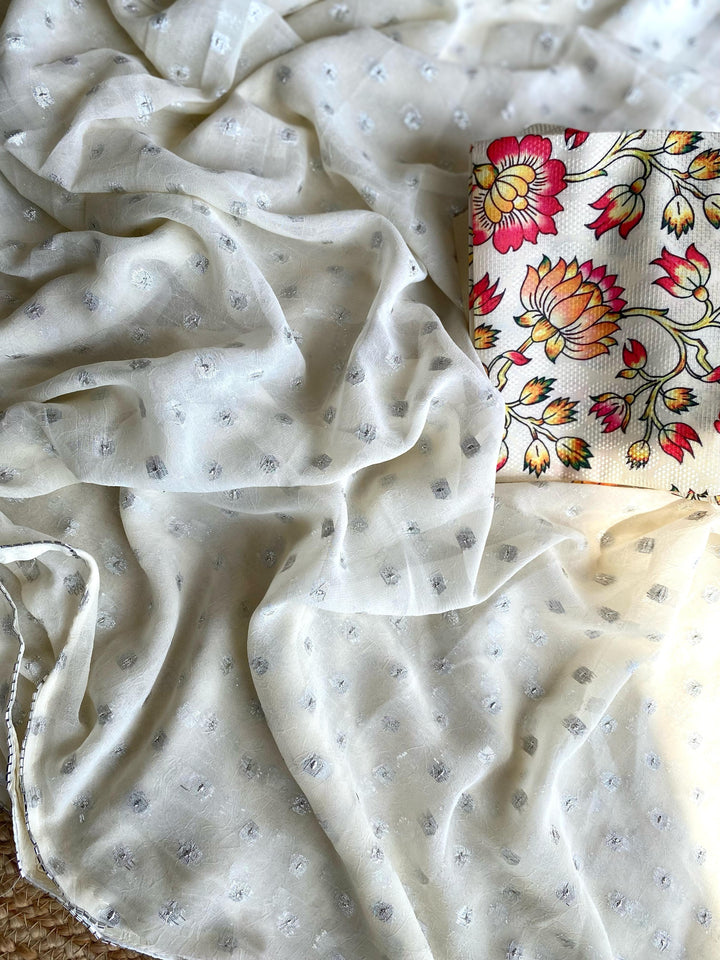 Blazing Light Chiffon Georgette Saree