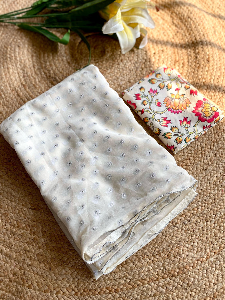 Blazing Light Chiffon Georgette Saree