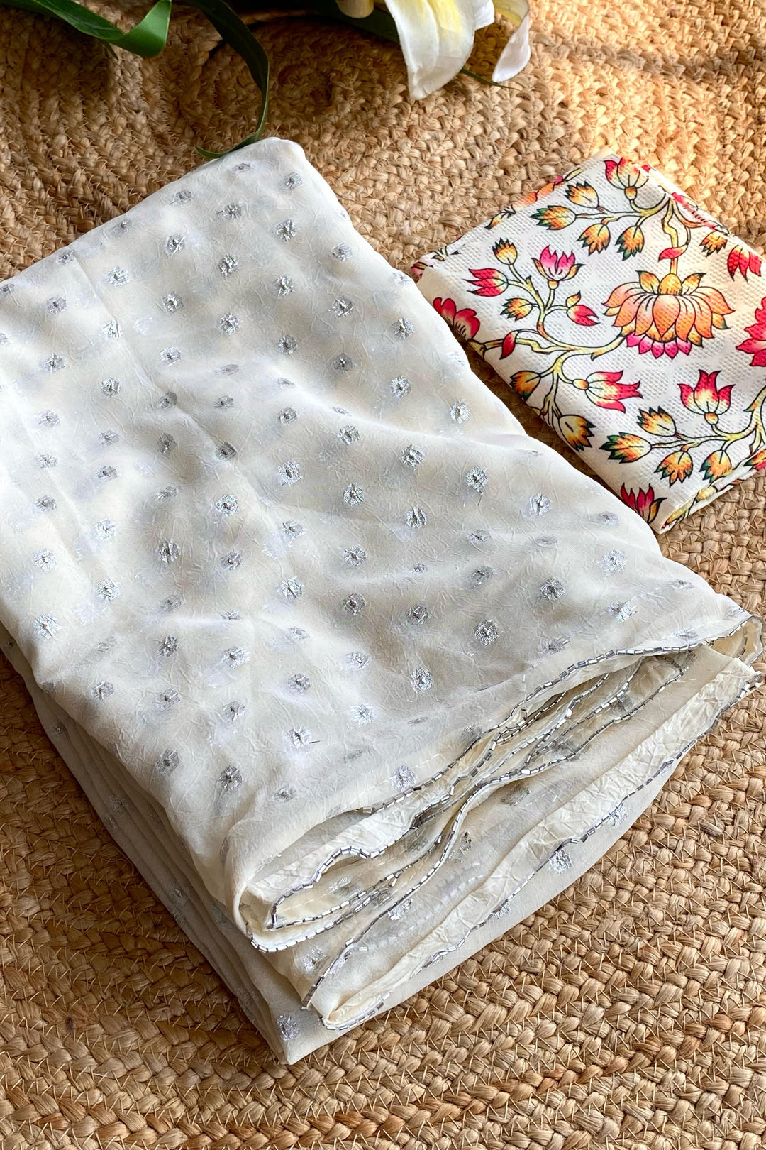 Blazing Light Chiffon Georgette Saree