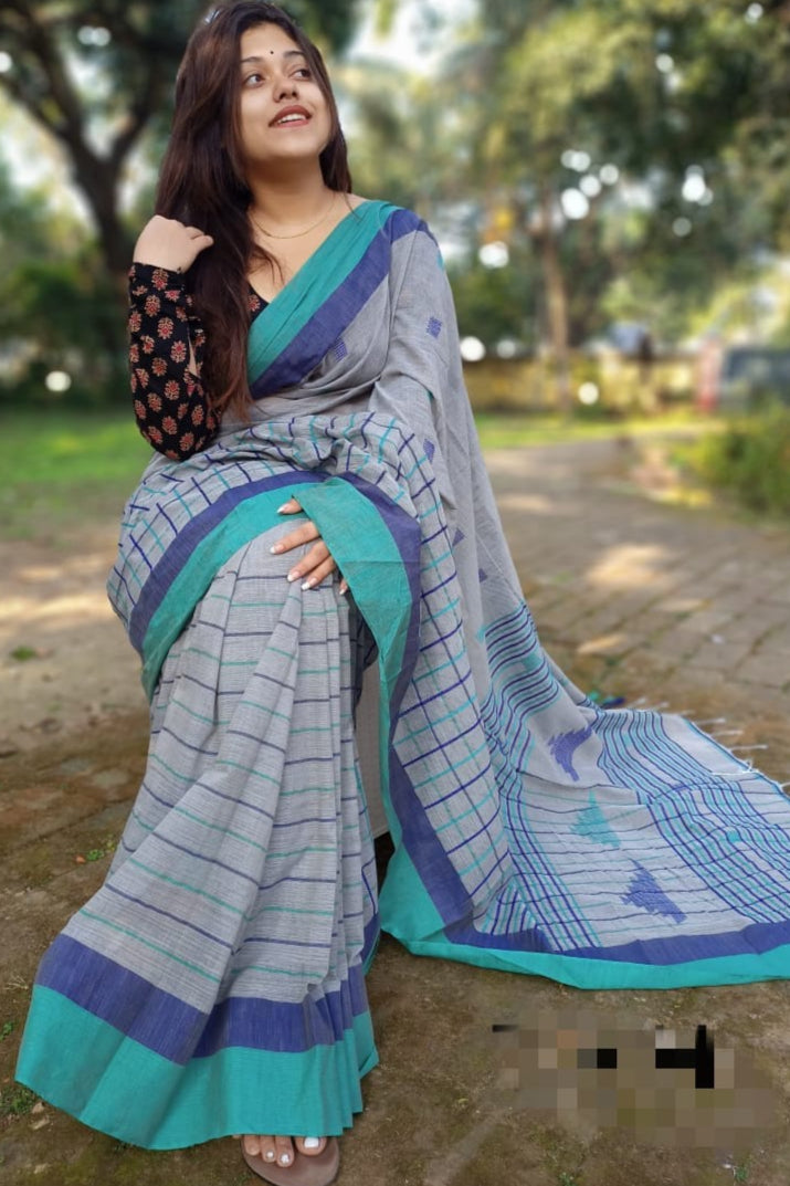 Six Yards Of Love Khadi Cotton Saree