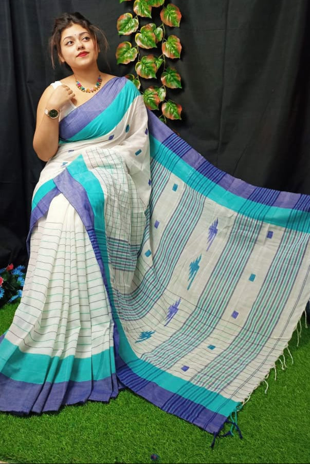 Six Yards Of Love Khadi Cotton Saree