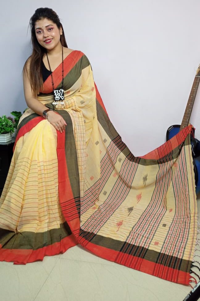 Six Yards Of Love Khadi Cotton Saree