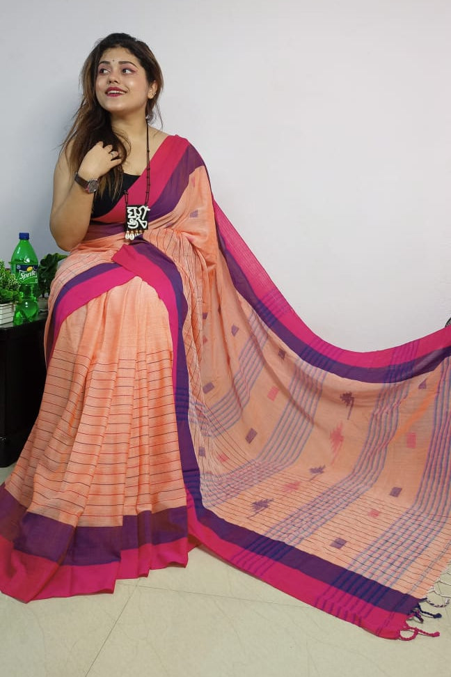 Six Yards Of Love Khadi Cotton Saree