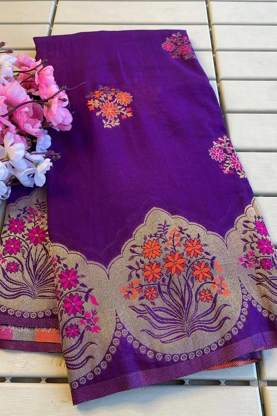 Sweet Like A Fairy Tale Khaddi Silk Saree