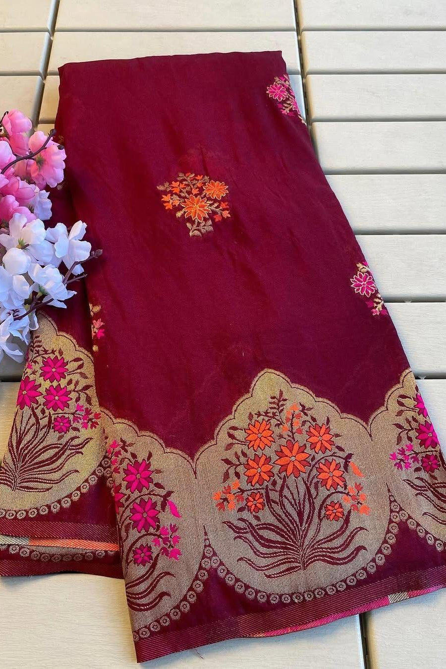 Sweet Like A Fairy Tale Khaddi Silk Saree