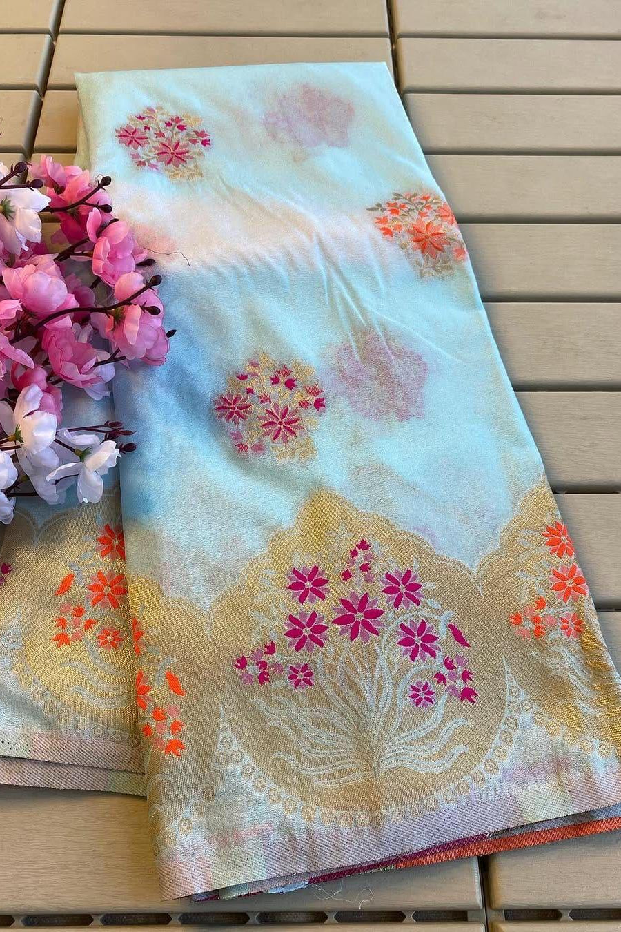 Sweet Like A Fairy Tale Khaddi Silk Saree