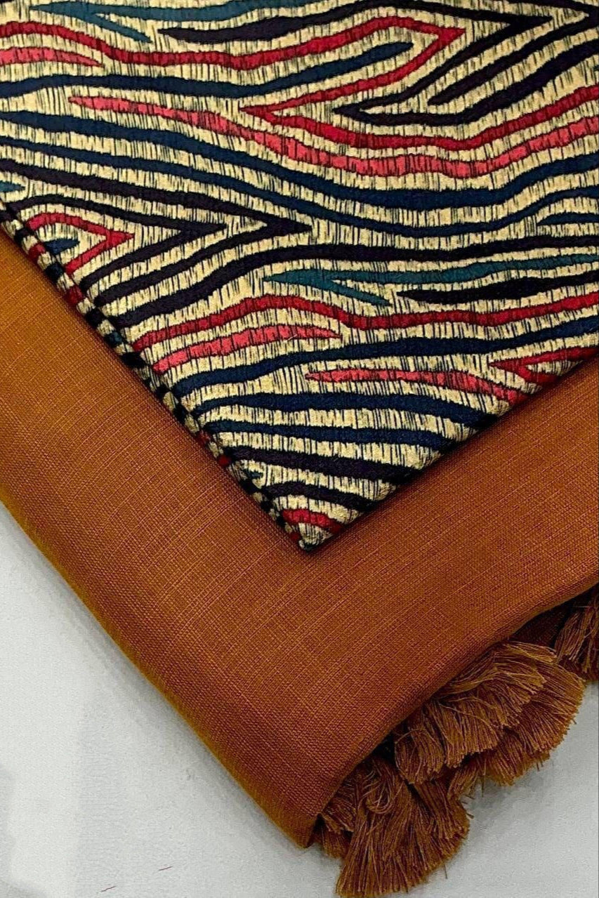 Rising Spirit Fancy Linen Saree