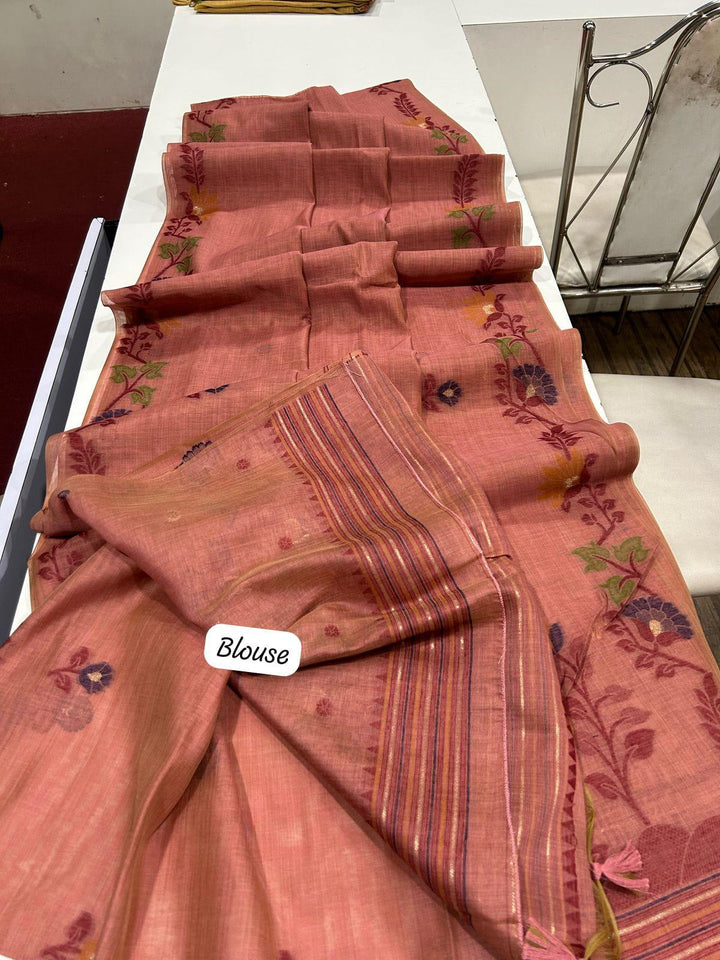 Straight From The Heart Muga Cotton Saree