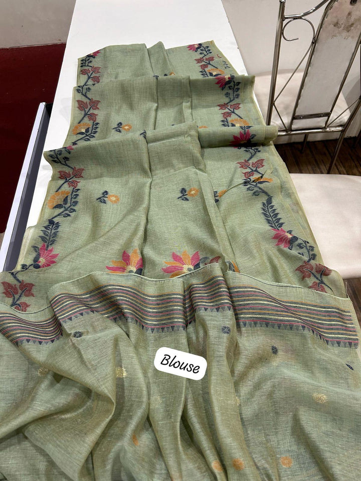 Straight From The Heart Muga Cotton Saree