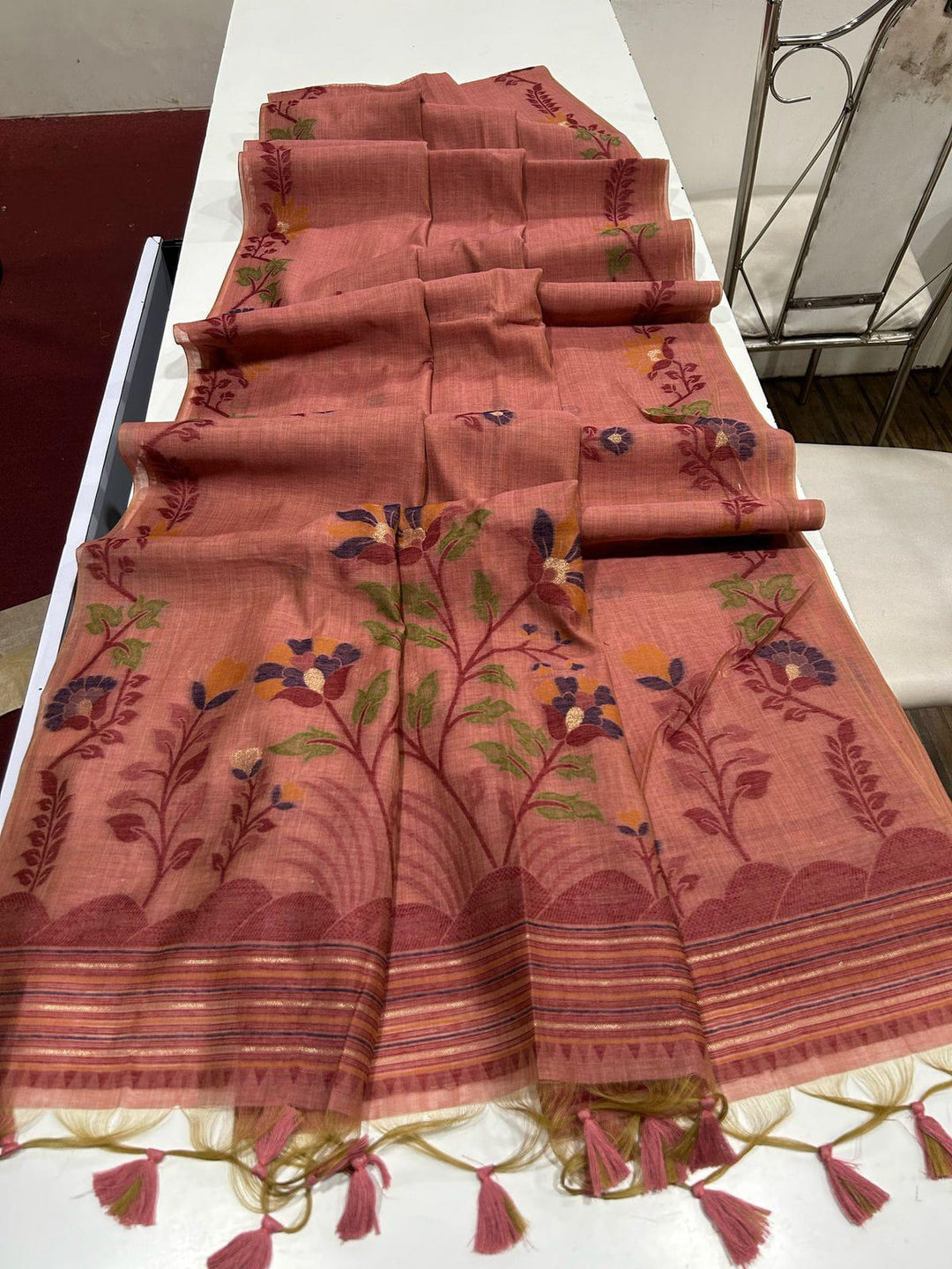 Straight From The Heart Muga Cotton Saree